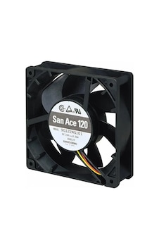 Sanyo Denkı San Ace 120 9g1224g101 Dc Soğutma Fanı 24v Dc 120x120x38 Mm - Çift Bilyalı Rulmanlı Sanyo Denkı San Ace 120 9g1224g101 Dc Soğutma Fanı 24v Dc 120x120x38 Mm - Çift Bilyalı Rulmanlı