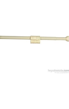 Zethome Banyo Duş Perde Borusu 120cm-200 Cm Kremduş Perde Askısı Duş Borusu Metal Krem Zethome Banyo Duş Perde Borusu 120cm-200 Cm Kremduş Perde Askısı Duş Borusu Metal Krem