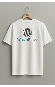Bahriyeli Collection Oversize Wordpress Logo Blog Sırt Tasarımlı Unisex T-shirt Beyaz Bahriyeli Collection Oversize Wordpress Logo Blog Sırt Tasarımlı Unisex T-shirt Beyaz