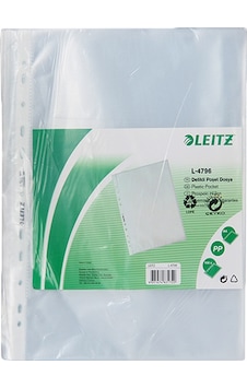 Leitz L-4796 A4 Şeffaf Buzlu 100lü Poşet Dosya