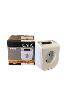 Cata Zaman Ayarlı Dijital Saatli Priz Ct-9182 Cata Cata Zaman Ayarlı Dijital Saatli Priz Ct-9182 Cata