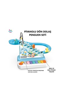 Piyanolu Dön Dolaş Penguen Kaydıraklı Işıklı Sesli Dön Dolaş Merdivenli Penguenler Piyanolu Dön Dolaş Penguen Kaydıraklı Işıklı Sesli Dön Dolaş Merdivenli Penguenler