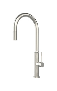 İvento Brushed Sılver Lüks Tırtık Desen Gövdeli Yüksek Kuğu Borulu Spiralli Mutfak Bataryası - Modern Çek-çık Eviye Musluğu Inox İvento Brushed Sılver Lüks Tırtık Desen Gövdeli Yüksek Kuğu Borulu Spiralli Mutfak Bataryası - Modern Çek-çık Eviye Musluğu Inox