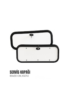 Shuıvan Bagaj Kapağı Servis Kapısı 80x30 Cm Kilitli - Beyaz-2007 Shuıvan Bagaj Kapağı Servis Kapısı 80x30 Cm Kilitli - Beyaz-2007