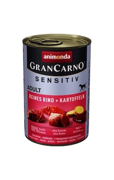 Animonda Gran Carno Sensitiv Sığırlı Patatesli Konserve Yetişkin Köpek Maması 400 G Animonda Gran Carno Sensitiv Sığırlı Patatesli Konserve Yetişkin Köpek Maması 400 G