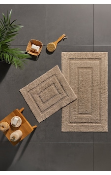 Basic 2'li Banyo Paspası Bej Basic 2'li Banyo Paspası Bej