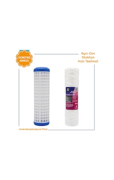 Aqua Plus Daire Girişi Su Arıtma Tortu Tip Yedek Filtresi 2 li Filtre Aqua Plus Daire Girişi Su Arıtma Tortu Tip Yedek Filtresi 2 li Filtre