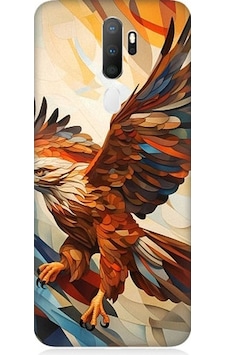 Oppo A5 2020 Uyumlu Uçan Savaşçı Kartal Desenli Silikon Kılıf Oppo A5 2020 Uyumlu Uçan Savaşçı Kartal Desenli Silikon Kılıf