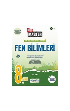 8. Sınıf Pre Master Fen Bilimleri Soru Bankası Okyanus Yayınları