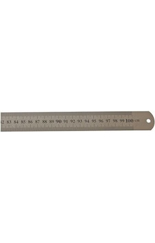 Leo Çift Taraflı Çelik Cetvel 1000 X 35 MM Metal Leo Çift Taraflı Çelik Cetvel 1000 X 35 MM Metal