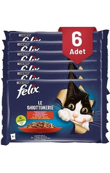 Felıx Felix Sığır Etli Kedi Avantajlı Paket 4x85 Gr Felıx Felix Sığır Etli Kedi Avantajlı Paket 4x85 Gr