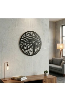 Horus Gözü Duvar Tablosu Mdf Lazer Kesim Geometrik Modern Duvar Süsü Eye Of Horus Dekor Açık Gri - Gümüş Horus Gözü Duvar Tablosu Mdf Lazer Kesim Geometrik Modern Duvar Süsü Eye Of Horus Dekor Açık Gri - Gümüş