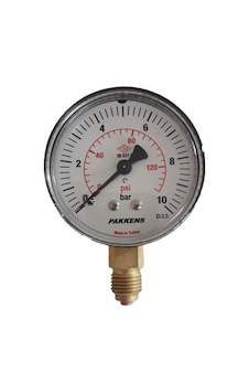 Pakkens 63 Mm Manometre 0-10 Bar Pakkens 63 Mm Manometre 0-10 Bar