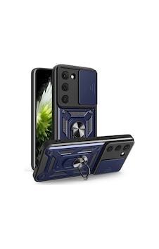 Maks Technology Tecno Spark 40 Pro Kılıf Magnetik Standlı Kamera Korumalı Mkst Sürgülü Vega Kapak - Mavi Maks Technology Tecno Spark 40 Pro Kılıf Magnetik Standlı Kamera Korumalı Mkst Sürgülü Vega Kapak - Mavi