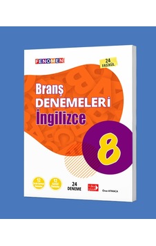 Fenomen Denemeler 8 İngilizce 24 Deneme Fenomen Denemeler 8 İngilizce 24 Deneme
