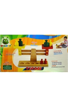 Karsan Oyuncak 066Kr Woodoy Ahşap Terazi