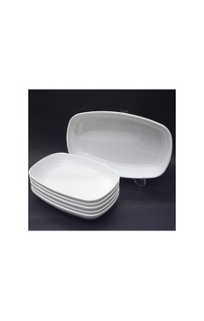 6 Adet Beyaz Melamin Kayık Tabak 28x18cm Büyük Boy Salata Tabağı Oval Tabak, Es-2021-11-03-12 6 Adet Beyaz Melamin Kayık Tabak 28x18cm Büyük Boy Salata Tabağı Oval Tabak, Es-2021-11-03-12