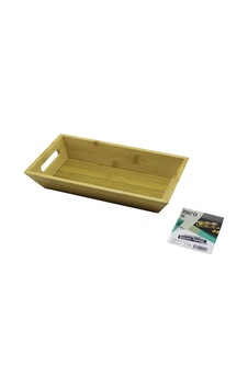 Dikdörtgen 16x30cm Derin 4.5cm Ahşap Bambu Sunum Tepsisi Çift Oyma Kulplu Bx40 Dikdörtgen 16x30cm Derin 4.5cm Ahşap Bambu Sunum Tepsisi Çift Oyma Kulplu Bx40