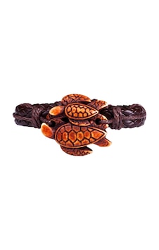 Tblk01380 İkili Deniz Kaplumbağası Figür Deri Unisex Bileklik 1351-1390 Çok Renkli Tblk01380 İkili Deniz Kaplumbağası Figür Deri Unisex Bileklik 1351-1390 Çok Renkli