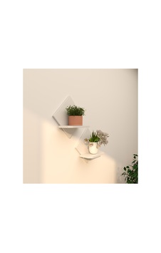 2'li Raf Çiçeklik Seti 34x34 Cm Kontrplak Duvar Rafı Beyaz, Ceviz, Doğal Ahşap, Siyah Beyaz 2'li Raf Çiçeklik Seti 34x34 Cm Kontrplak Duvar Rafı Beyaz, Ceviz, Doğal Ahşap, Siyah Beyaz