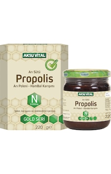 Aksu Vital Propolis Arı Sütü Arı Poleni Ham Bal Karışımı Aksu Vital Propolis Arı Sütü Arı Poleni Ham Bal Karışımı