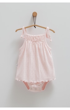 Kıpırık Baby Kız Bebek 2'li Jile Pembe Askılı Şortlu-1293 Pembe Kıpırık Baby Kız Bebek 2'li Jile Pembe Askılı Şortlu-1293 Pembe