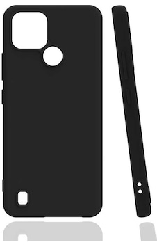 Realme C21 Kılıf Zore Biye Silikon Siyah Realme C21 Kılıf Zore Biye Silikon Siyah