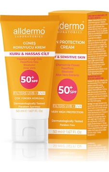 Alldermo Kuru Hassas Cilt Güneş Koruyucu Krem SPF 50+ 50 ML Alldermo Kuru Hassas Cilt Güneş Koruyucu Krem SPF 50+ 50 ML