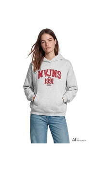Mavi Logo Sweatshırt Light Grey Melange Gri Kadın Sweatshirt M1s20141-88467 Mavi Logo Sweatshırt Light Grey Melange Gri Kadın Sweatshirt M1s20141-88467