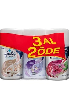 Glade Otomatik Sprey Oda Kokusu Yedek Karışık 3 x 269 ML Glade Otomatik Sprey Oda Kokusu Yedek Karışık 3 x 269 ML