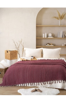 Çift Kişilik Pamuklu Pike Bordo Bordo Çift Kişilik Pamuklu Pike Bordo Bordo