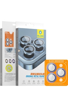 Blueo Apple iPhone 15 Pro Uyumlu Gerçek Metal Çerçeve Cam Lens Koruyucu M... Blueo Apple iPhone 15 Pro Uyumlu Gerçek Metal Çerçeve Cam Lens Koruyucu M...