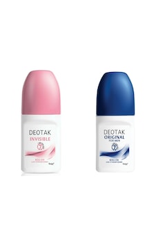 Deotak Invisible Kadın Roll-On Deodorant 35 ML + Deotak Original Erkek Roll-On Deodorant 35 ML Deotak Invisible Kadın Roll-On Deodorant 35 ML + Deotak Original Erkek Roll-On Deodorant 35 ML