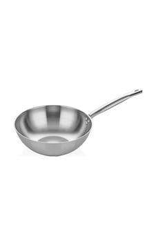 Çelik Wok Tava 32cm - Paslanmaz Sap Gri Çelik Wok Tava 32cm - Paslanmaz Sap Gri