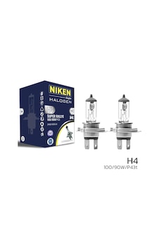 Niken Ampul H4 12v 100w P43t Tırnaklı 2 Adet Niken Ampul H4 12v 100w P43t Tırnaklı 2 Adet