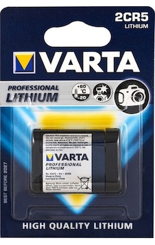 Varta 2Cr5 6V Lithium Pil Tekli Kart Varta 2Cr5 6V Lithium Pil Tekli Kart