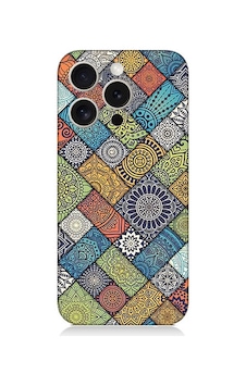 Apple Uyumlu iPhone 15 Pro Renkli Desen Desenli Silikon Kılıf Silikon Apple Uyumlu iPhone 15 Pro Renkli Desen Desenli Silikon Kılıf Silikon