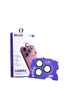 Apple İphone 18 Pro Max Bilvis Titan Kamera Lens - Açık Mavi Düz Renkli Apple İphone 18 Pro Max Bilvis Titan Kamera Lens - Açık Mavi Düz Renkli
