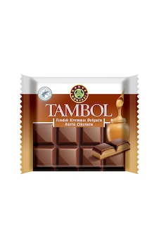 Kahve Dünyası Tambol Fındık Dolgulu Sütlü Çikola 100 G - 8 Adet Tarı