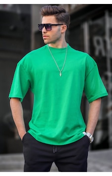 Madmext Erkek Parlak Yeşil Oversize Fit Basic Tişört 6066 Parlak Yeşil Madmext Erkek Parlak Yeşil Oversize Fit Basic Tişört 6066 Parlak Yeşil