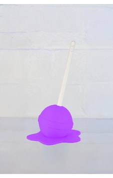 Eriyen Lolipop Pen Ve Kalem Tutacağı Mor Eriyen Lolipop Pen Ve Kalem Tutacağı Mor