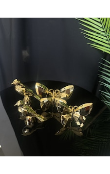 Zenith Dekoratif Kelebek Ve Kuş Gold Zenith Dekoratif Kelebek Ve Kuş Gold