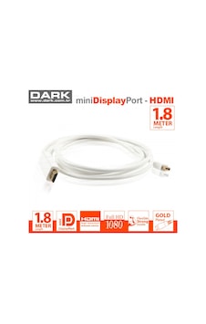 Dark Dk-cb-mdpxhdmıl180 1.8 M Mini Dısplay Port To Hdmı 1080 Altın Uçlu Dönüştürücü Kablo Dark Dk-cb-mdpxhdmıl180 1.8 M Mini Dısplay Port To Hdmı 1080 Altın Uçlu Dönüştürücü Kablo