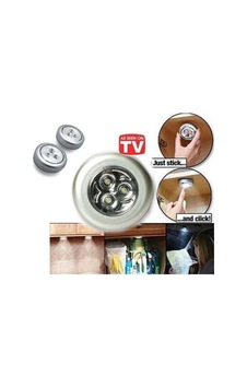 Kablosuz Dokunmatik Led Spot Lamba Pil İle Çalışan Dolap İçi Aydınlatma 1 Adet Beyaz - 855642963 Beyaz