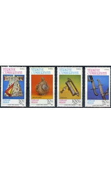 TOPKAPI MÜZESİ I,1984 4 Pul Damgasız,Tam Seri,ASB-5056 TOPKAPI MÜZESİ I,1984 4 Pul Damgasız,Tam Seri,ASB-5056