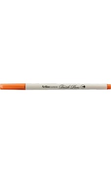 Supreme Brush Uçlu Kalem Turuncu -