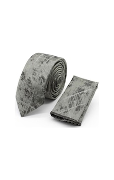 İmza Gri Desenli 6 Cm Kravat 1090240113 - Standart Gri