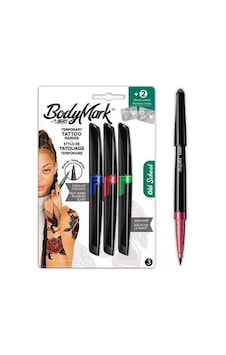 Bic Bodymark Geçici Dövme Markörü 3'Lü Blister