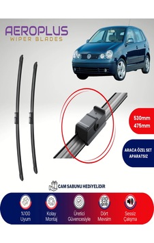 Aeroplus Vw Polo Muz Silecek Takımı 2003-2005 Aeroplus Vw Polo Muz Silecek Takımı 2003-2005