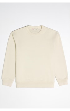 Mixray 2021 Kadın Basic 3 İplik Sweatshirt Bej Mixray 2021 Kadın Basic 3 İplik Sweatshirt Bej